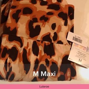 NWT Lularoe Leopard Maxi